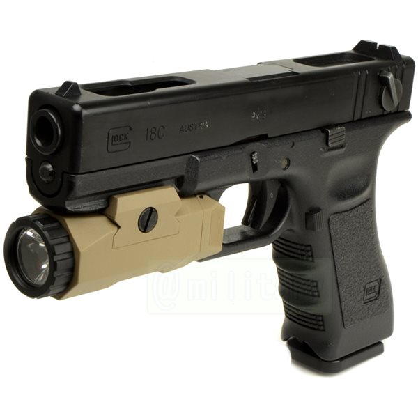 SBAL-PL型ピストルライトDEストロボ機能20mmレイル用新品ダーク