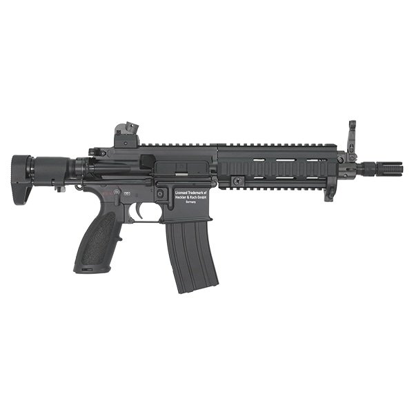 HK 416C ガスガン ブラック ケース付き E&C 112E H&K HK416A5 GEISSELE SMR 電子トリガー搭載 電動ガン
