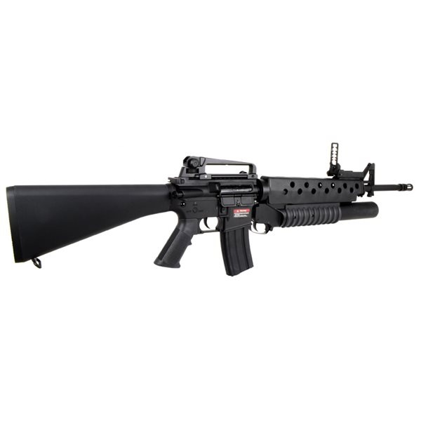 E&C 702 M16 電動ガン with M203 グレネードランチャー