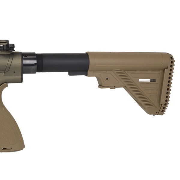 E&C 202E H&K HK417A2 16インチ 電子トリガー搭載 電動ガン デザート