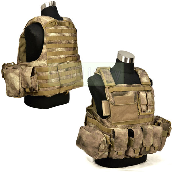 FLYYE Force Recon Vest with Pouch Set Ver.Land A-TACS