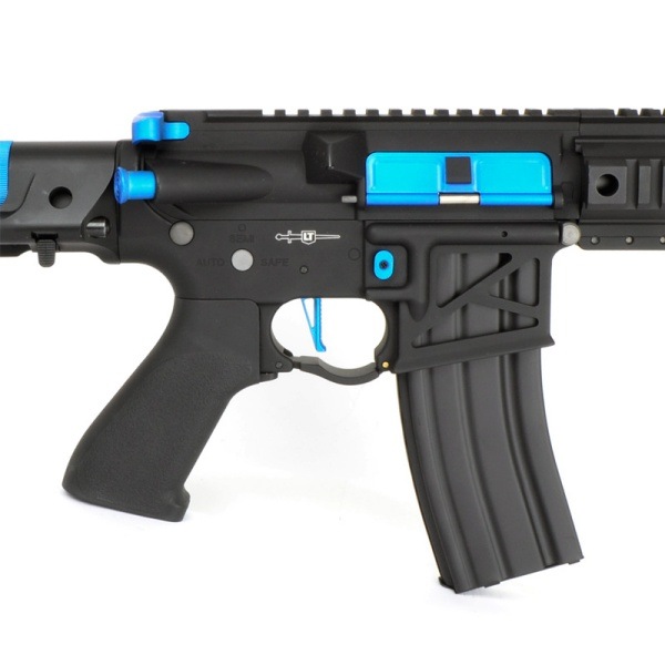 エアフォースブルーラバー!!【大人の機械式!!新品】ミリタリー バックスケルトン Lancer Tactical LT-34 バトルホーク 7 PDR スケルトン 電動ガン