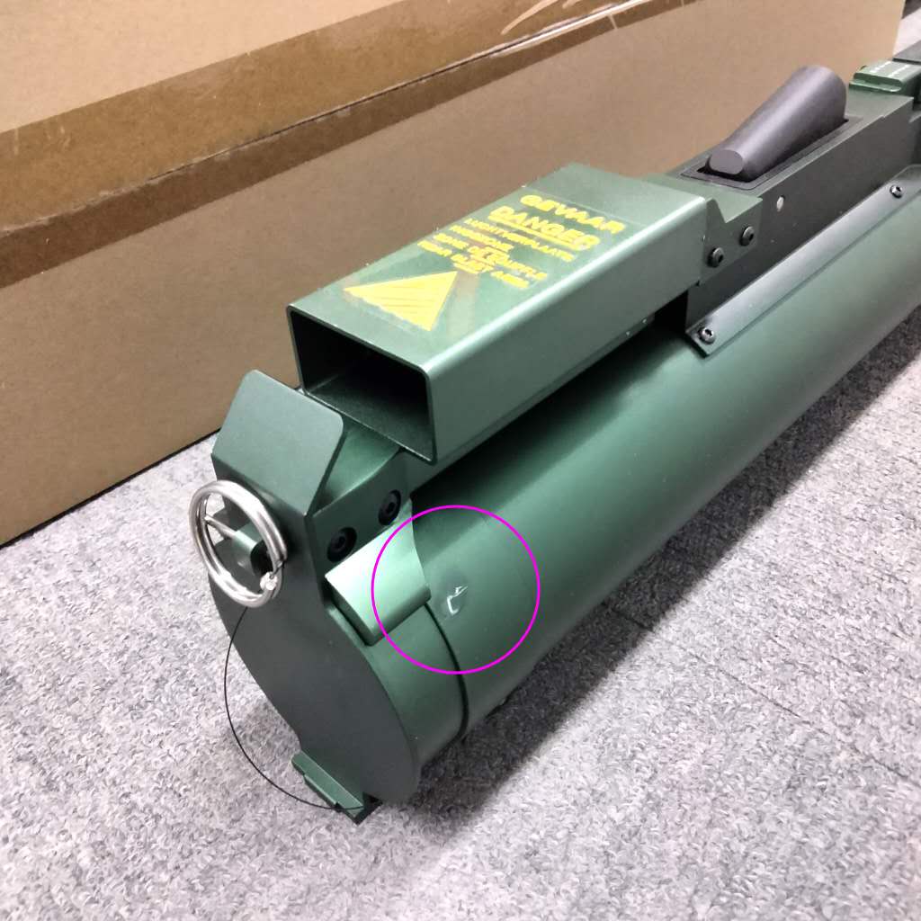 アローダイナミクスRPG７２個ジャンク ジャンク ARROW DYNAMIC RPG-7 ガスランチャー フェイクウッド