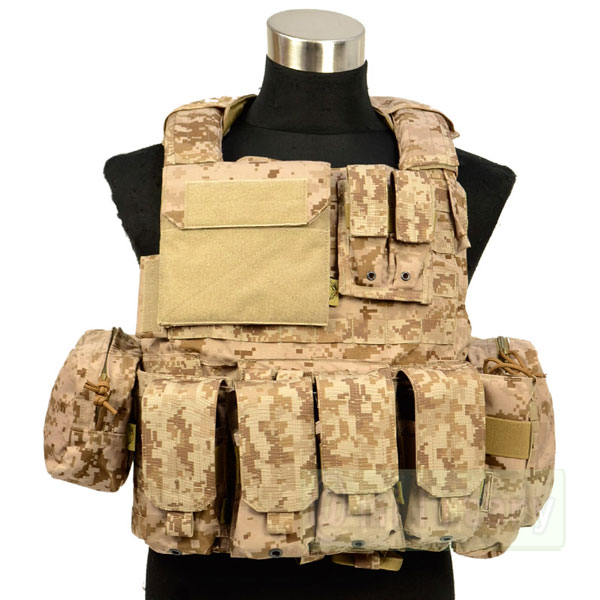 FLYYE Force Recon Vest with Pouch Set Ver.Land AOR1