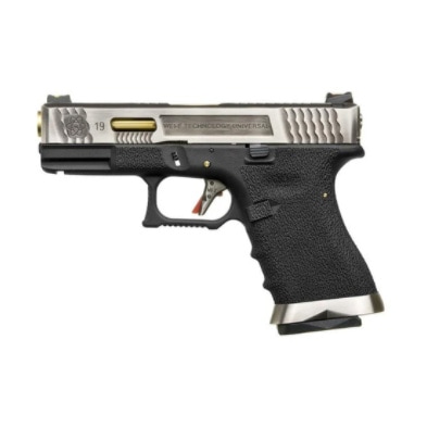 WE-TECH G19 T3 ガスブローバックガン シルバー | エアガン,ミリタリー