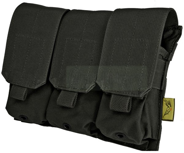 【未使用】FLYYE マガジンポーチ FLYYE MOLLE Triple M4/M16 Mag Pouch BK-タクティカルギア,ポーチ