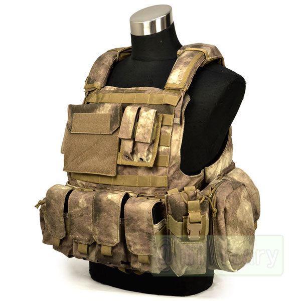 FLYYE Force Recon Vest with Pouch Set Ver.Land A-TACS