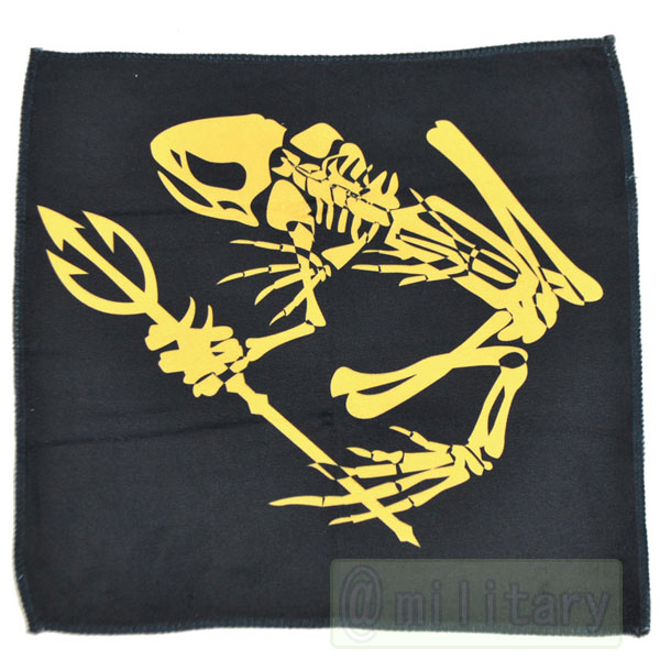 SKULL FROG [スカルフロッグ] ロゴマーク デザイン ハンドタオル