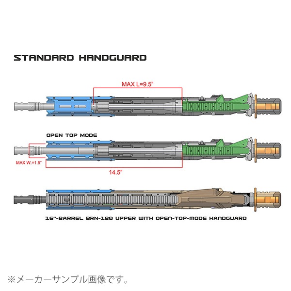 SRU PRECISION SARB-15 Bullpup Chassis キット専用 Extended ハンドガード(スタンダード)
