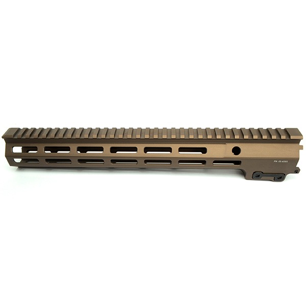 IRON AIRSOFT Geisseie MK16タイプ M-LOKハンドガード 13.5インチ GBB用 デザートカラー[1810C]