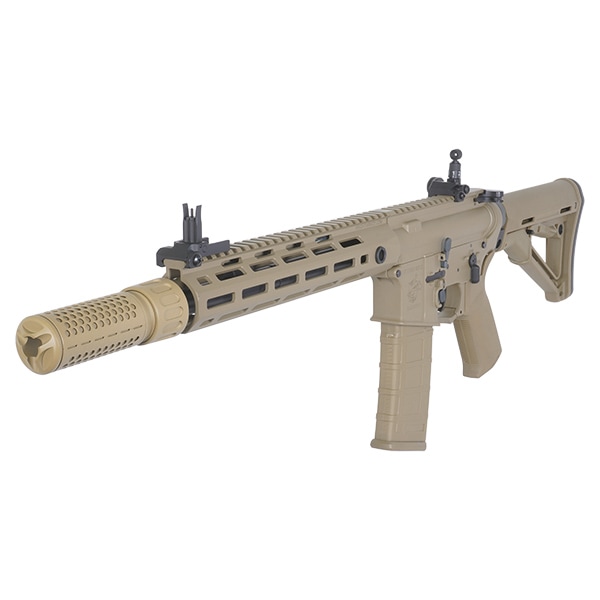 E&C 341E KAC SR16E3 MOD2 CQB (Kestrel V2 BASIC搭載) 電動ガン デザートカラー