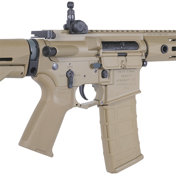 E&C 341E KAC SR16E3 MOD2 CQB (Kestrel V2 BASIC搭載) 電動ガン デザートカラー