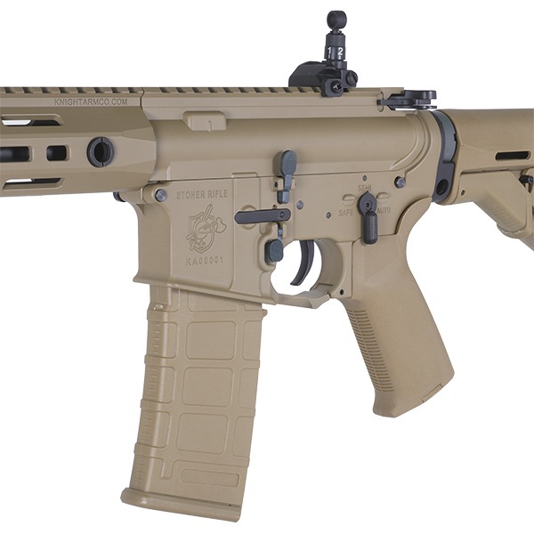 E&C 341E KAC SR16E3 MOD2 CQB (Kestrel V2 BASIC搭載) 電動ガン デザートカラー