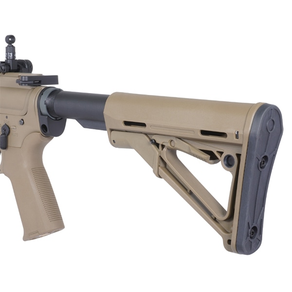 E&C 341E KAC SR16E3 MOD2 CQB (Kestrel V2 BASIC搭載) 電動ガン デザートカラー