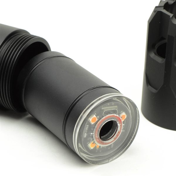 5KU OPPRESSOR タイプ マズルフラッシュ機能搭載 SPIRITFIRE トレーサー 14mm 逆ネジ