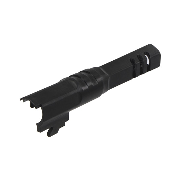 5KU ステンレス ヘキサゴンアウターバレル マルイ ハイキャパ用 ブラック