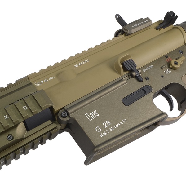 E&C 204E H&K G28 16インチ (Kestrel V2 BASIC搭載) 電動ガン タンカラー