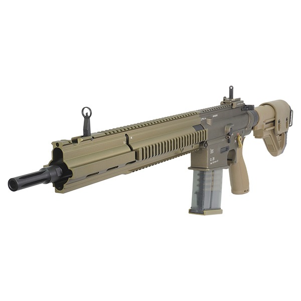 E&C 204E H&K G28 16インチ (Kestrel V2 BASIC搭載) 電動ガン デザートカラー