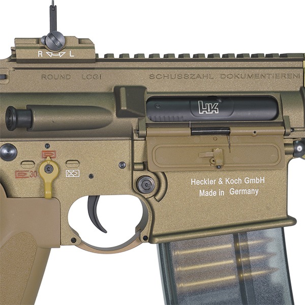 E&C 204E H&K G28 16インチ (Kestrel V2 BASIC搭載) 電動ガン デザートカラー