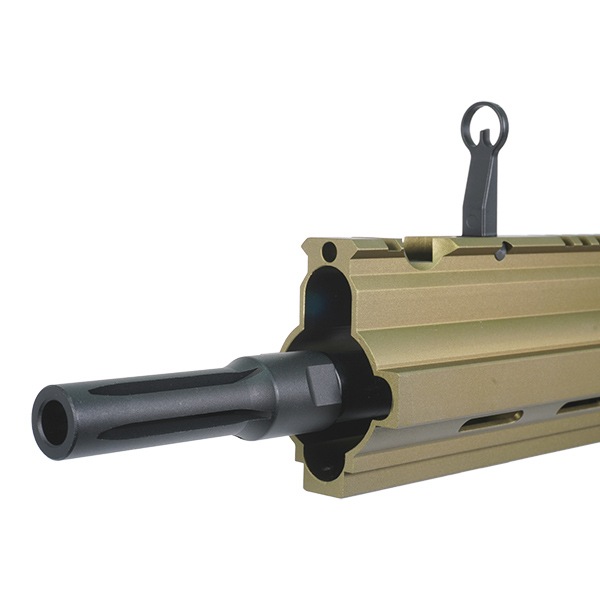 E&C 204E H&K G28 16インチ (Kestrel V2 BASIC搭載) 電動ガン デザートカラー