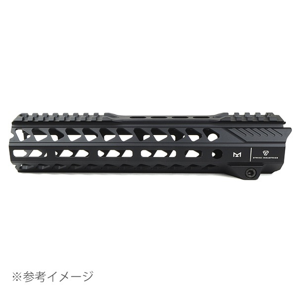 E&C MP1002 SIタイプ ストライク レールハンドガード 10インチ レッド