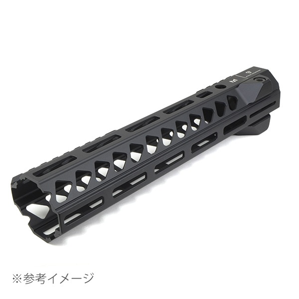 E&C MP1002 SIタイプ ストライク レールハンドガード 10インチ レッド