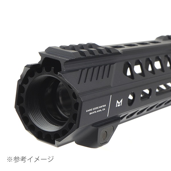 E&C MP1002 SIタイプ ストライク レールハンドガード 10インチ レッド