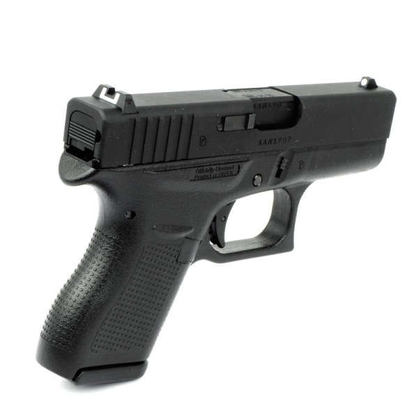 エアガン ブラック ガスガン マガジン4本付き UMAREX (VFC) GLOCK42 ガスブローバック 【マガジン2本付き