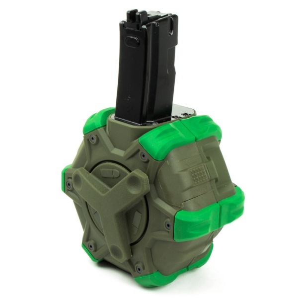 WE-TECH 300連 ドラムマガジン APACHE(MP5) ガスブローバックガン シリーズ用