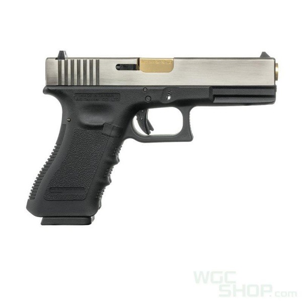 WE-TECH ダブルバレル G17 Gen3 ガスブローバック シルバー-メーカー