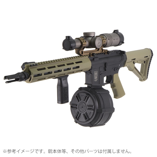 G&G ARMAMENT M4/M16 電動ガン用 ドラムマガジン 2300発 [G-08
