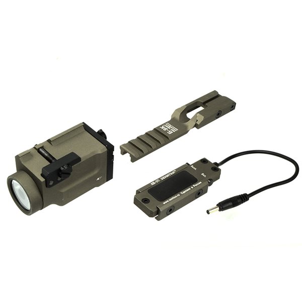 SOTAC ZENIT 2P-KLESH タイプ フラッシュライト、B-9AK タイプ レール 、KV-1P タイプ リモートスイッチ セット デザートカラー