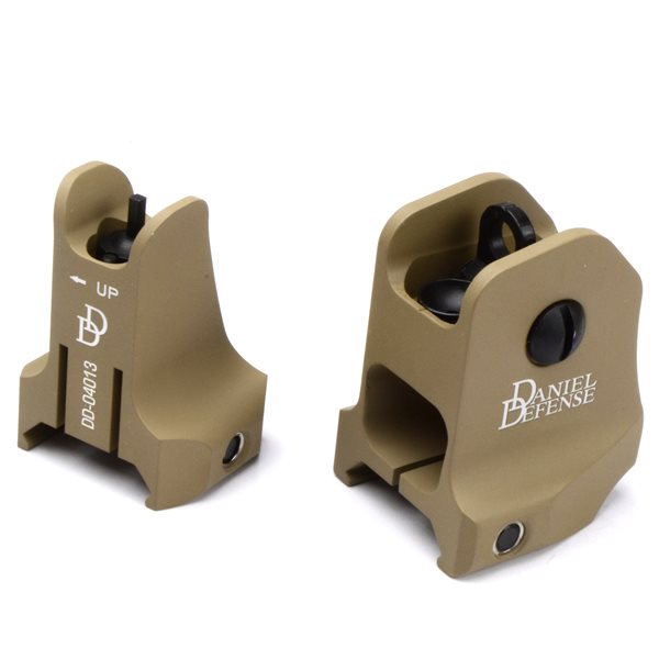 Daniel Defense タイプ フロント&リアサイト デザートカラー