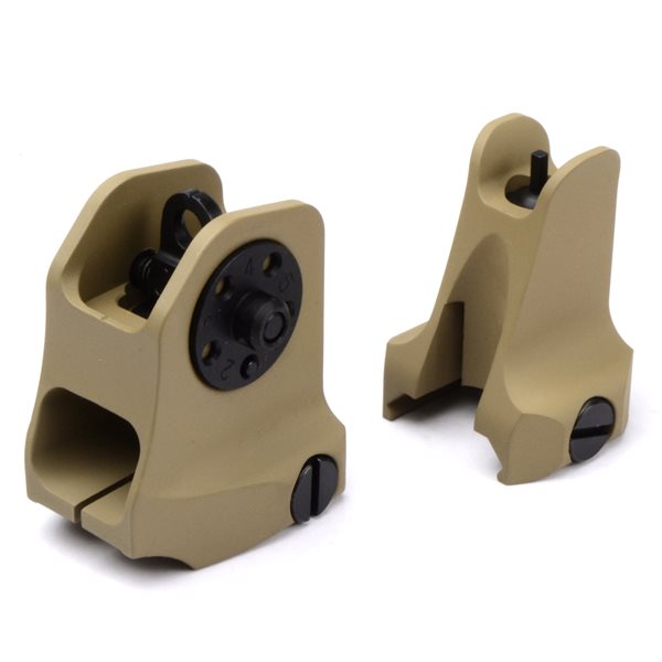 Daniel Defense タイプ フロント&リアサイト デザートカラー