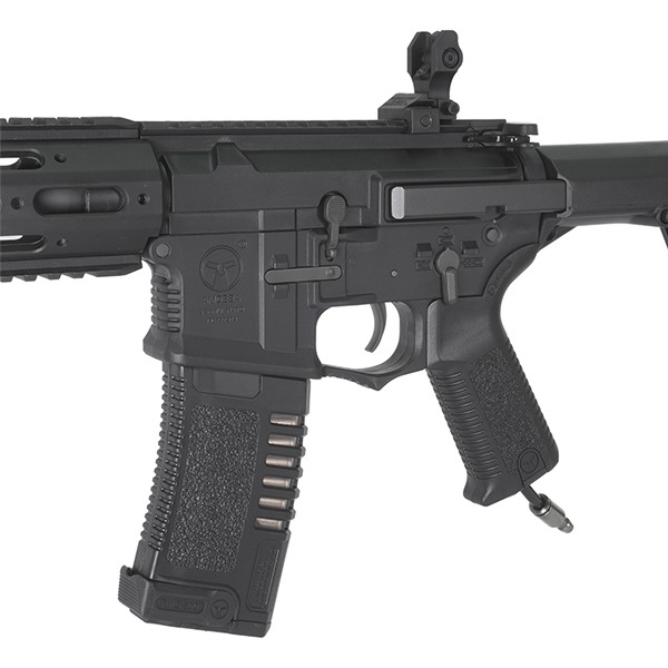 ARES AMOEBA AM-014 [Honey Badger ”ハニーバジャー”] ショートハンドガードver. HPA ライフル ブラック