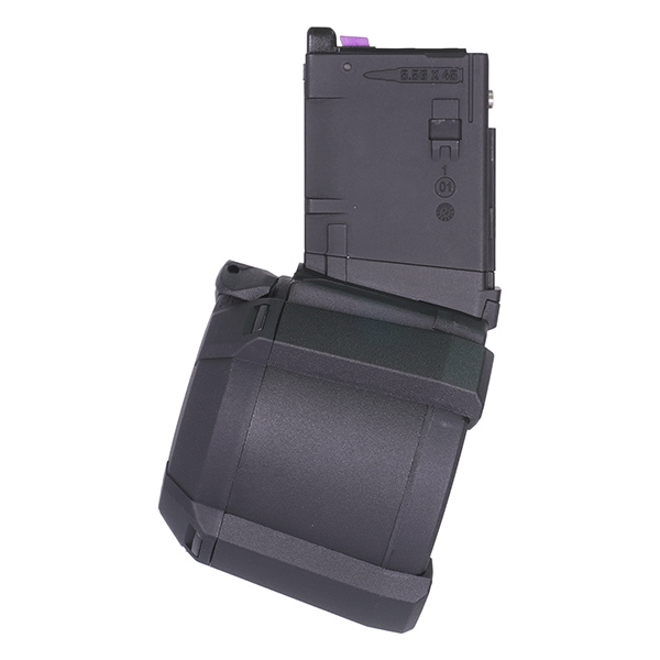T8 SP SYSTEM CGS PMAG D60タイプ 500連 電動(音感センサー付)ドラムマガジン (HFC134A/HPA) CGS / マルイ M4 MWS ガスブローバック用