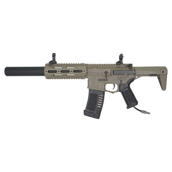 ARES AMOEBA AM-014 [Honey Badger ”ハニーバジャー”] ショートハンドガードver. HPA ライフル デザートカラー