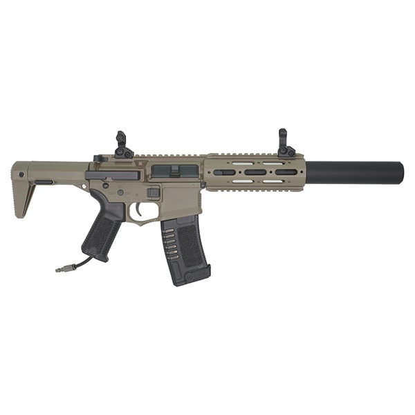 ARES AMOEBA AM-014 [Honey Badger ”ハニーバジャー”] ショートハンドガードver. HPA ライフル デザートカラー