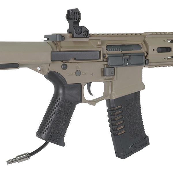 ARES AMOEBA AM-014 [Honey Badger ”ハニーバジャー”] ショートハンドガードver. HPA ライフル デザートカラー
