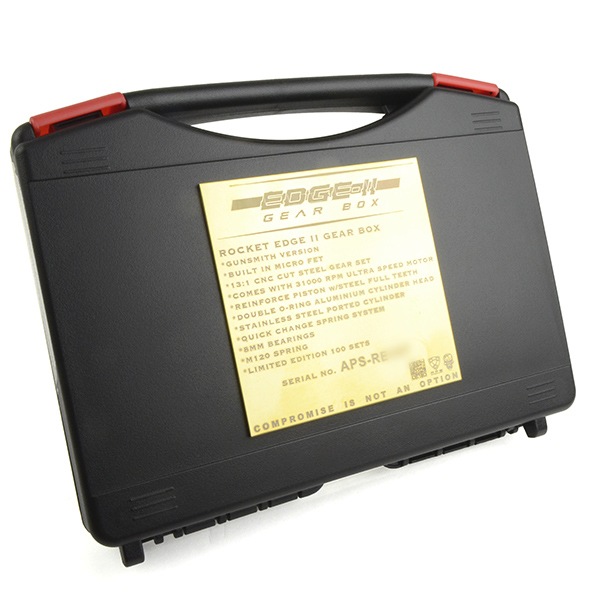 数量限定】APS Rocket Edge II FET搭載 ギアボックス M4 後方