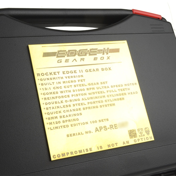 APS製 Rocket Edge II FET搭載ギアボックス M4系後方配線用 Amazon | APS Rocket Edge II FET搭載 ギアボックス M4 後方配線