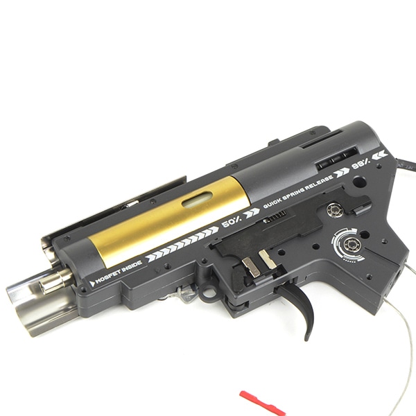 APS製 Rocket Edge II FET搭載ギアボックス M4系後方配線用 数量限定】APS Rocket Edge II FET搭載 ギアボックス M4 後方
