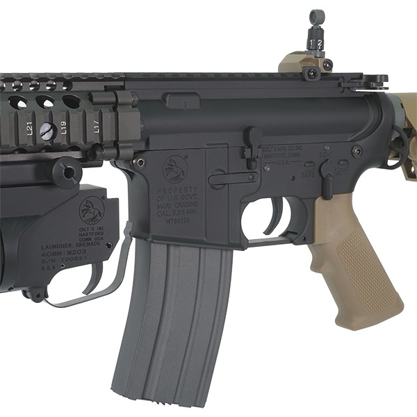 E&C 705E COLT Mk18 Mod1 with M203 グレネードランチャー (Kestrel V2 BASIC搭載) 電動ガン (COLT Licensed)