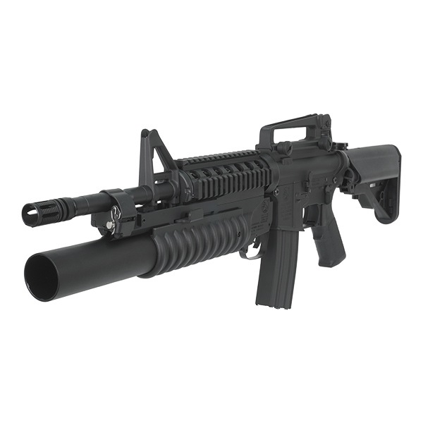 E&C 707E COLT M4A1 RIS with M203 グレネードランチャー (Kestrel V2 BASIC搭載) 電動ガン (COLT Licensed)