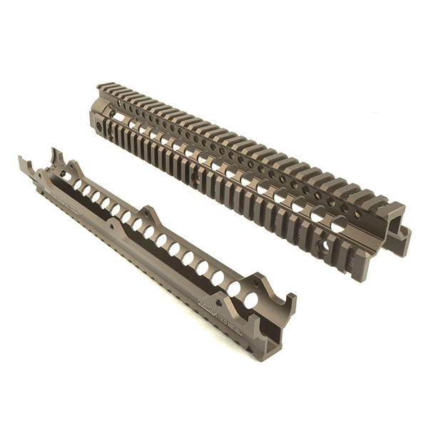 MADBULL Daniel Defense OmegaX 12インチ ハンドガード デザートカラー (DD Licensed)