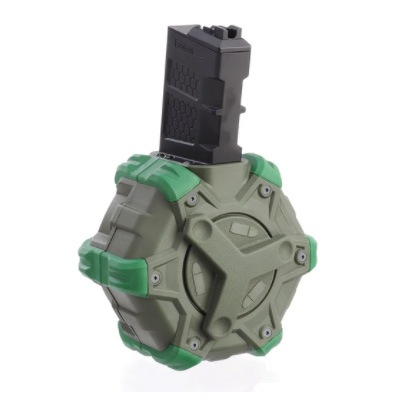 WE-TECH 300連 ドラムマガジン M4 ガスブローバックガン シリーズ用