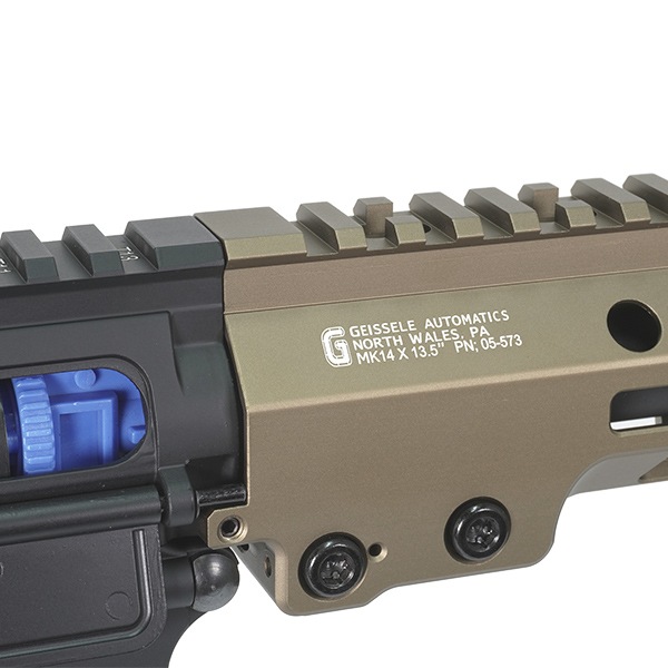 E&C 646E-3 Geissele SMR MK14 13.5インチ (Kestrel V2 BASIC搭載) 電動ガン デザートカラー(COLT Licensed)