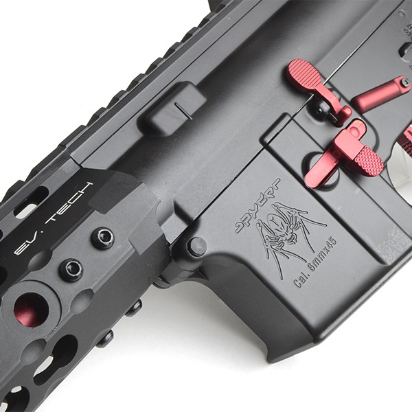 APS ASR115X マッチ ライフル MOD1 BR 電動ガン(電子トリガー搭載) ブラック/レッド