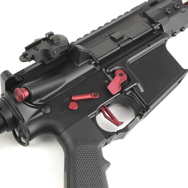 APS ASR115X マッチ ライフル MOD1 BR 電動ガン(電子トリガー搭載) ブラック/レッド