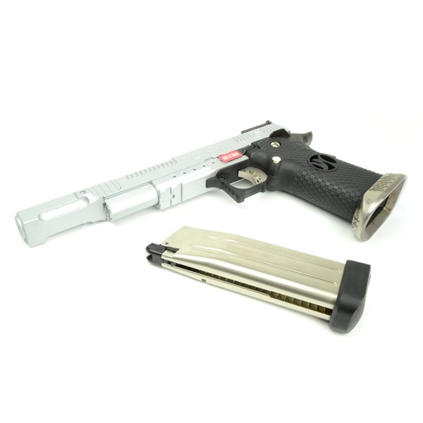 ArmorerWorks AW-HX2403 .38スーパーコンプ JPバージョン ガスブローバックガン シルバー